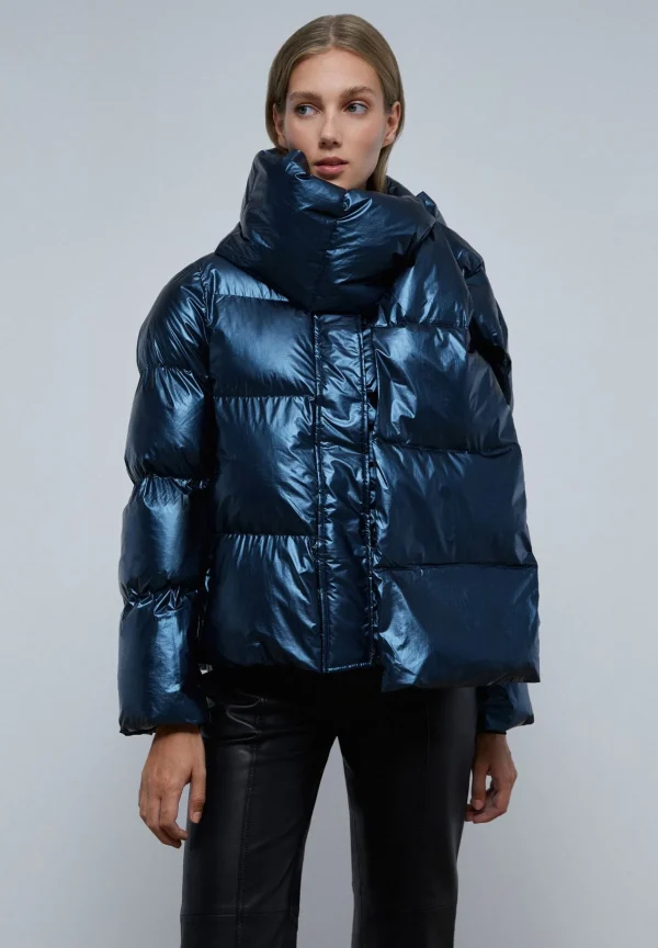 scalperscompany Abrigo Acolchado Bufanda Desmontable-Mujer Abrigos Y Chaquetas