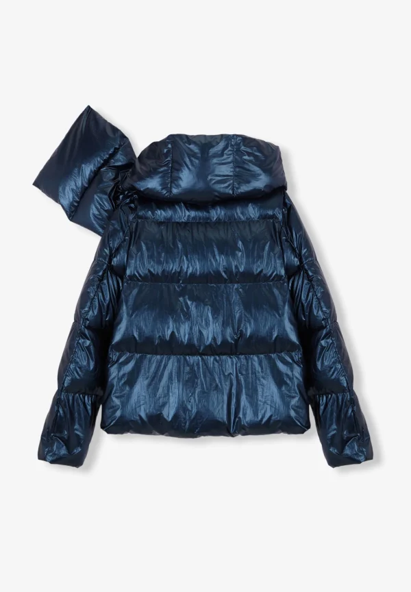 scalperscompany Abrigo Acolchado Bufanda Desmontable-Mujer Abrigos Y Chaquetas
