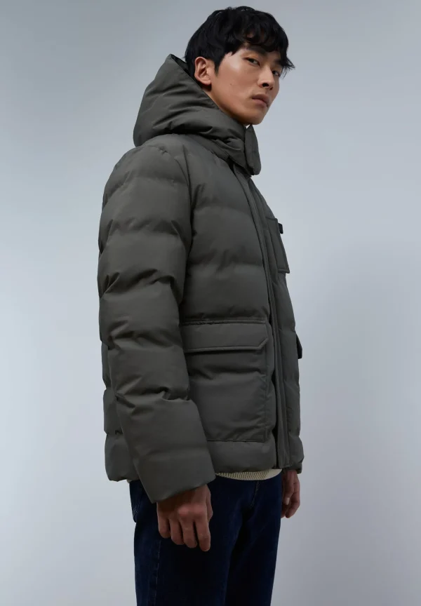 scalperscompany Abrigo Acolchado Water Resistant-Hombre Acolchados