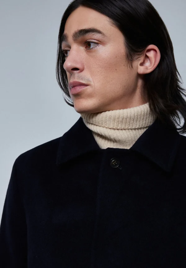 scalperscompany Abrigo Clasico Lana-Hombre Abrigos Y Chaquetas