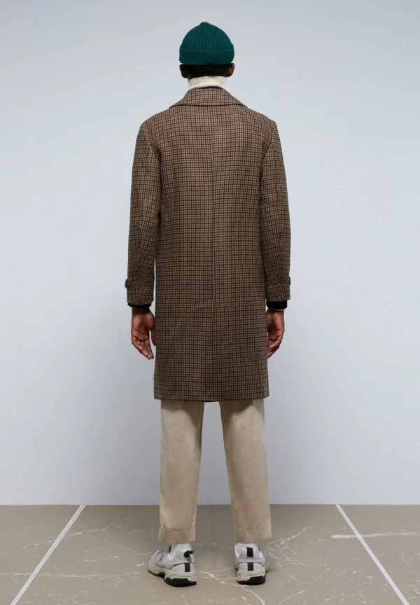 scalperscompany Abrigo Clasico Pata De Gallo-Hombre Abrigos Y Chaquetas
