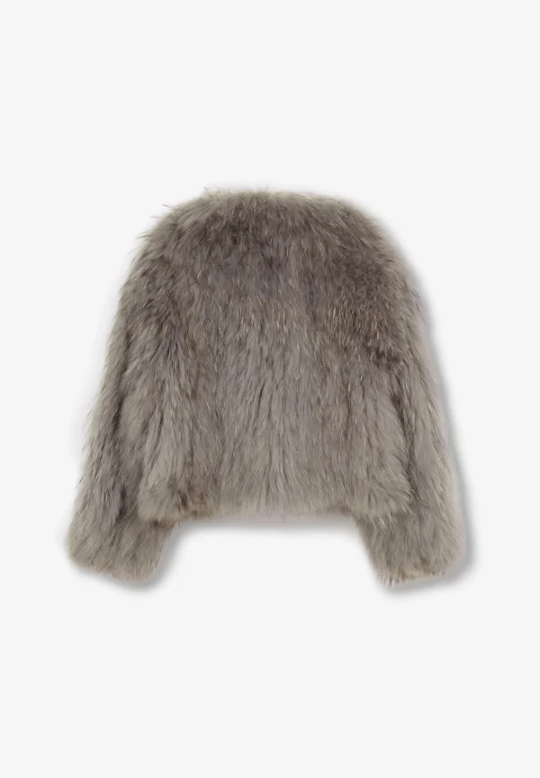 scalperscompany Abrigo Corto Pelo-Mujer Abrigos Y Chaquetas