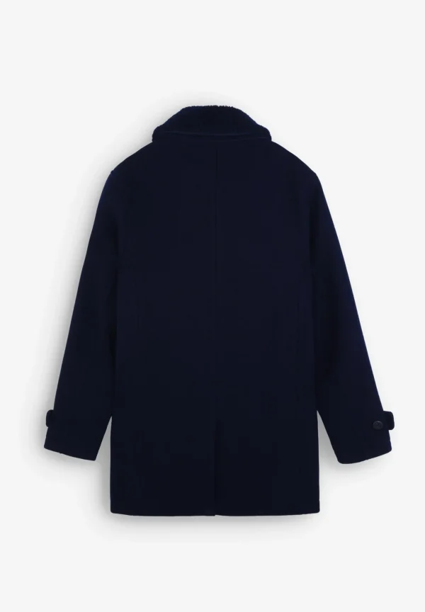 scalperscompany Abrigo Detalle Cuello Desmontable Borrego-Hombre Abrigos Y Chaquetas