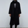 scalperscompany Abrigo Lana Bufanda-Mujer Abrigos Y Chaquetas