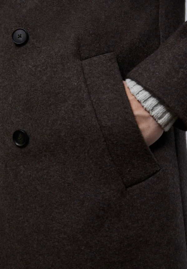 scalperscompany Abrigo Lana Doble Botonadura-Hombre Abrigos Y Chaquetas