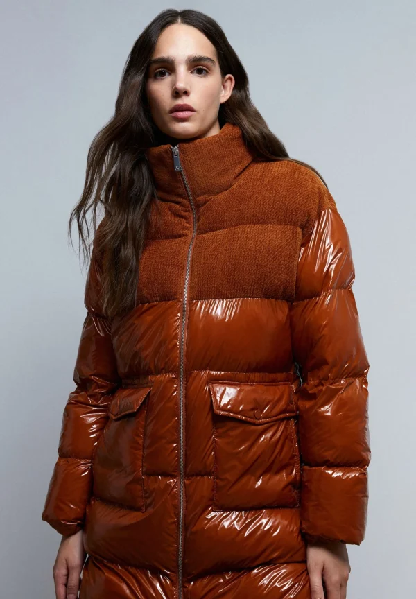 scalperscompany Abrigo Largo Acolchado-Mujer Abrigos Y Chaquetas