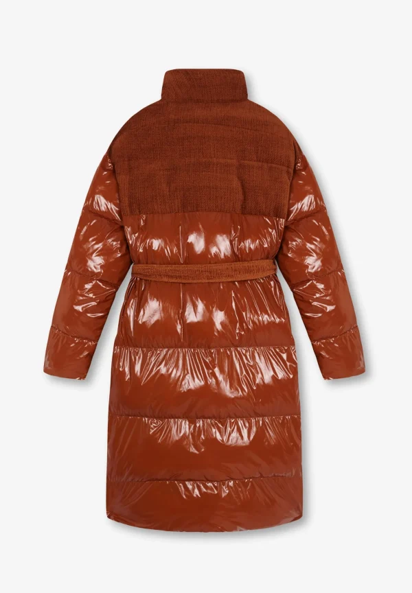 scalperscompany Abrigo Largo Acolchado-Mujer Abrigos Y Chaquetas