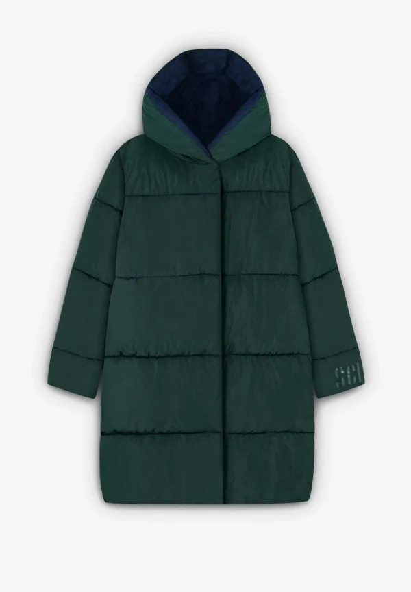 scalperscompany Abrigo Largo Acolchado Reversible-Mujer Abrigos Y Chaquetas