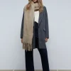 scalperscompany Abrigo Midi Pata De Gallo-Mujer Abrigos Y Chaquetas