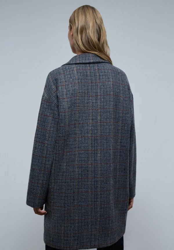 scalperscompany Abrigo Midi Pata De Gallo-Mujer Abrigos Y Chaquetas