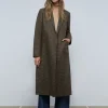 scalperscompany Abrigo Pano Cruzado-Mujer Abrigos Y Chaquetas