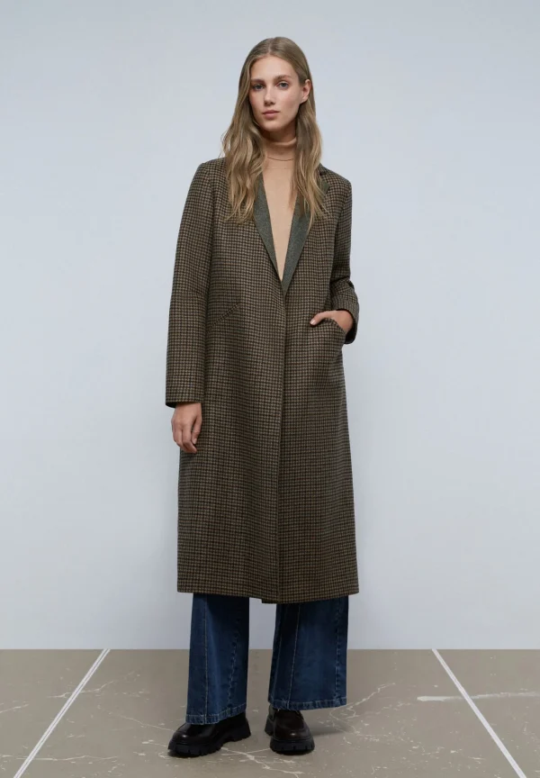 scalperscompany Abrigo Pano Cruzado-Mujer Abrigos Y Chaquetas