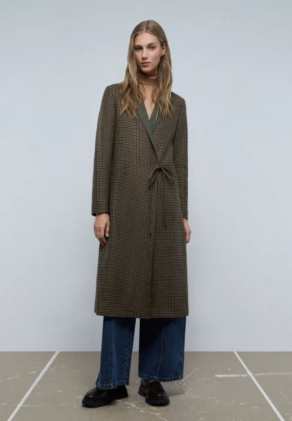 scalperscompany Abrigo Pano Cruzado-Mujer Abrigos Y Chaquetas
