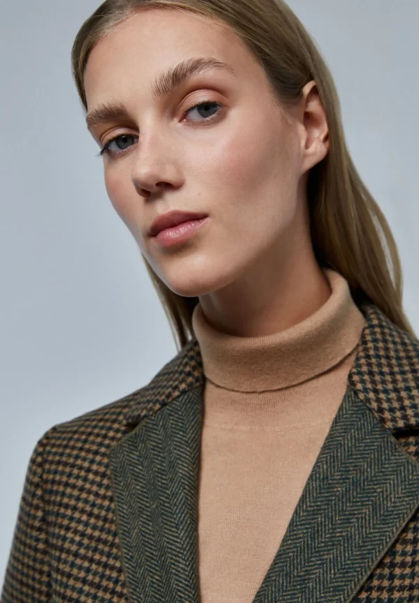 scalperscompany Abrigo Pano Cruzado-Mujer Abrigos Y Chaquetas