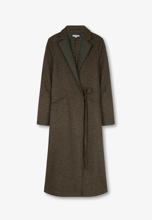 scalperscompany Abrigo Pano Cruzado-Mujer Abrigos Y Chaquetas