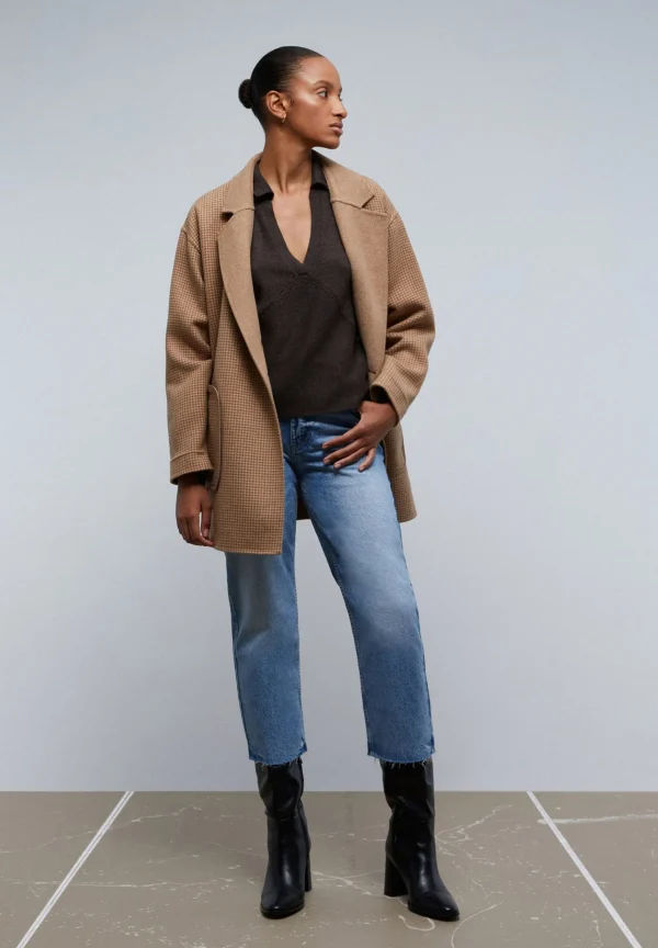 scalperscompany Abrigo Reversible Doble Faz-Mujer Abrigos Y Chaquetas