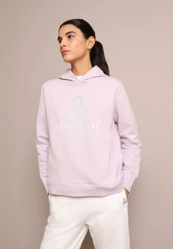 scalperscompany Adn W Basic Hoodie Sweater-Mujer Ropa Deportiva