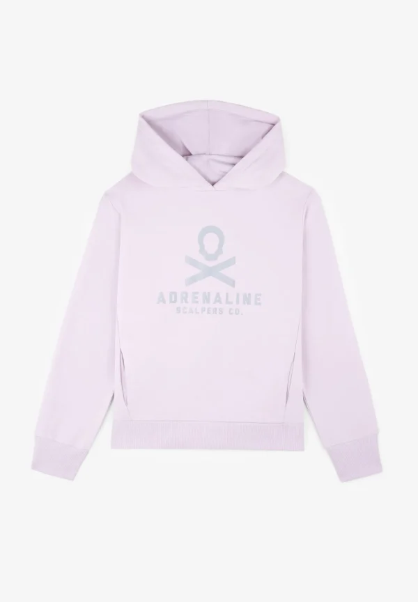 scalperscompany Adn W Basic Hoodie Sweater-Mujer Ropa Deportiva