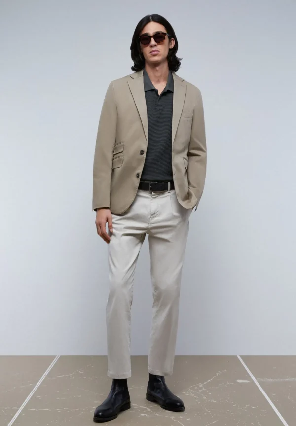 scalperscompany Americana Casual Algodon-Hombre Americanas Y Chalecos
