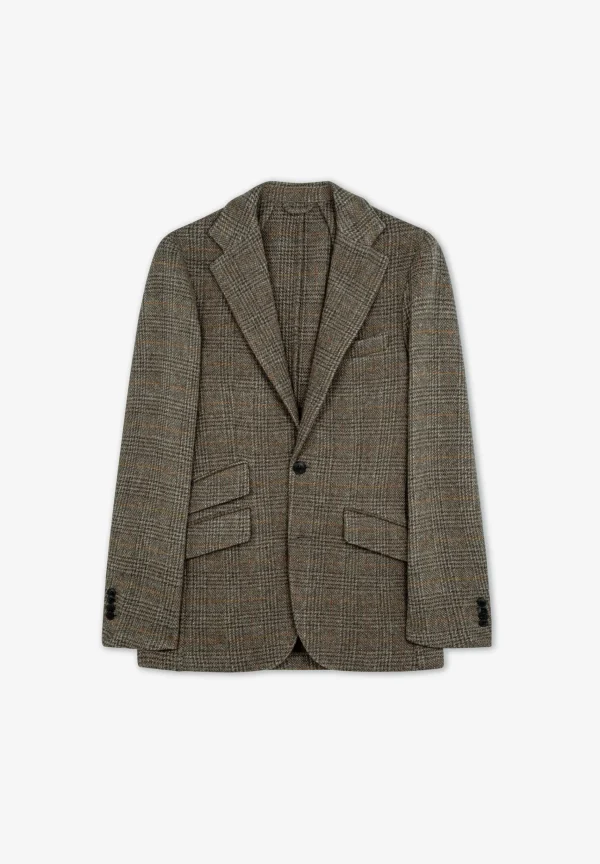 scalperscompany Americana Cuadros Bolsillos-Hombre Americanas Y Chalecos