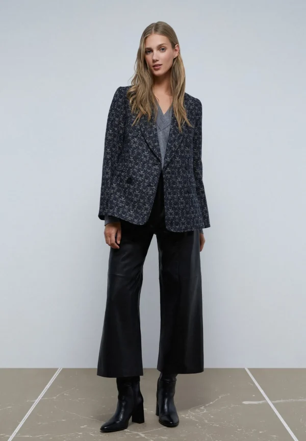 scalperscompany Blazer Cruzada Jacquard-Mujer Blazers Y Chalecos