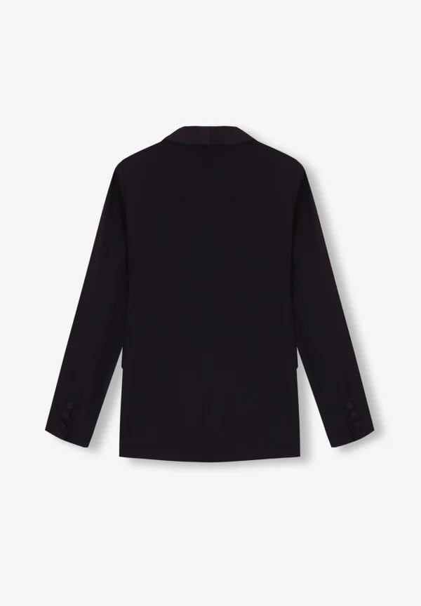 scalperscompany Blazer Cruzada Tipo Esmoquin-Mujer Coleccion
