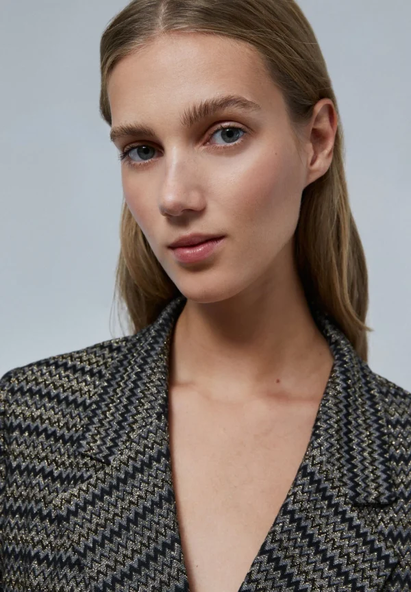 scalperscompany Blazer Ligera Metalizada-Mujer Total Look