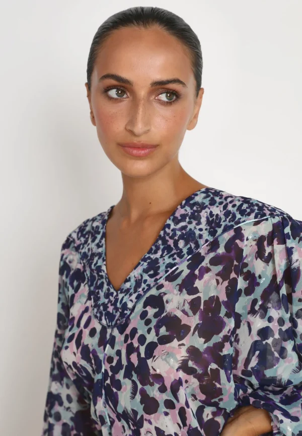 scalperscompany Blusa Animal Print-Mujer Total Look