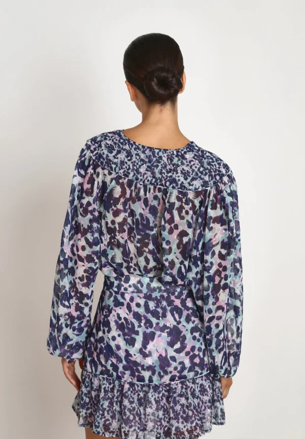 scalperscompany Blusa Animal Print-Mujer Total Look