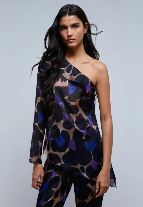 scalperscompany Blusa Asimetrica-Mujer La Gran Fiesta