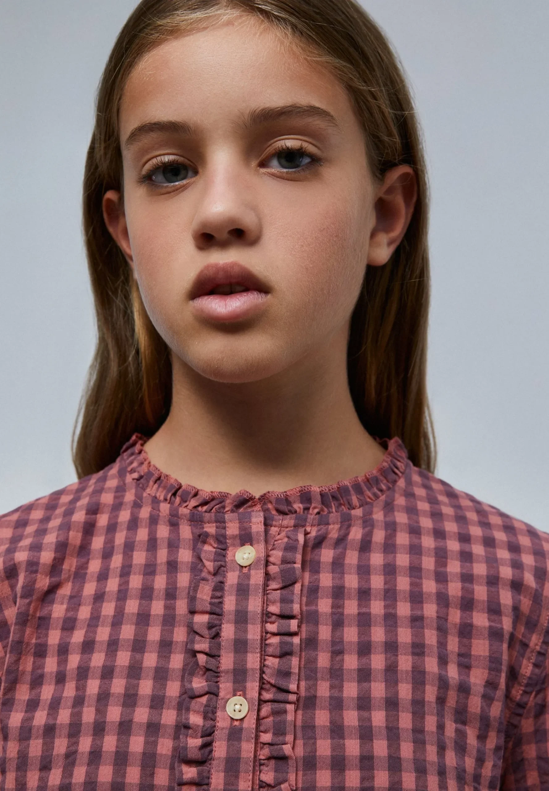 blusa_cuadros_vichy_1.webp scalperscompany Blusa Cuadros Vichy-Niños Camisas
