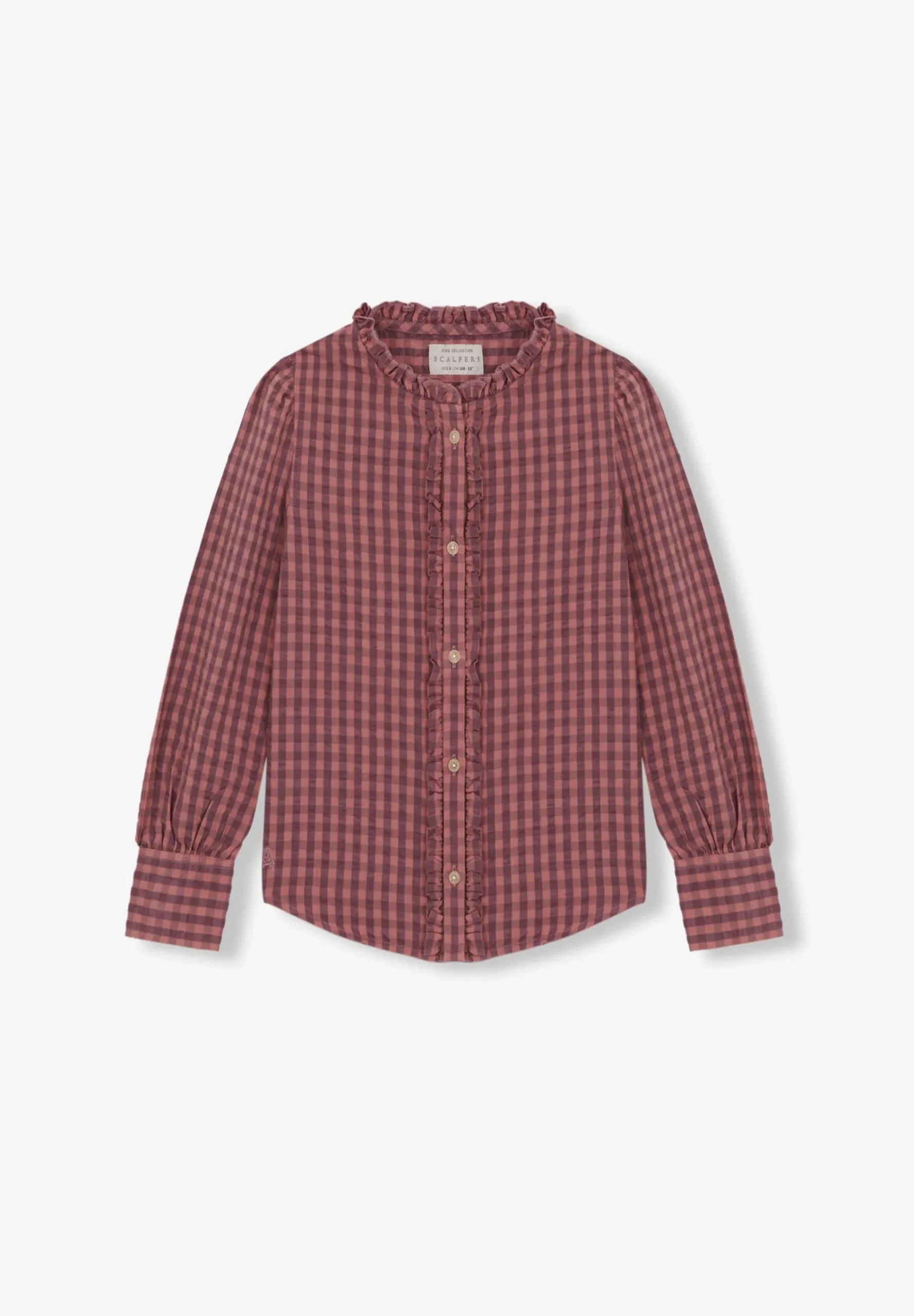 blusa_cuadros_vichy_3.webp scalperscompany Blusa Cuadros Vichy-Niños Camisas