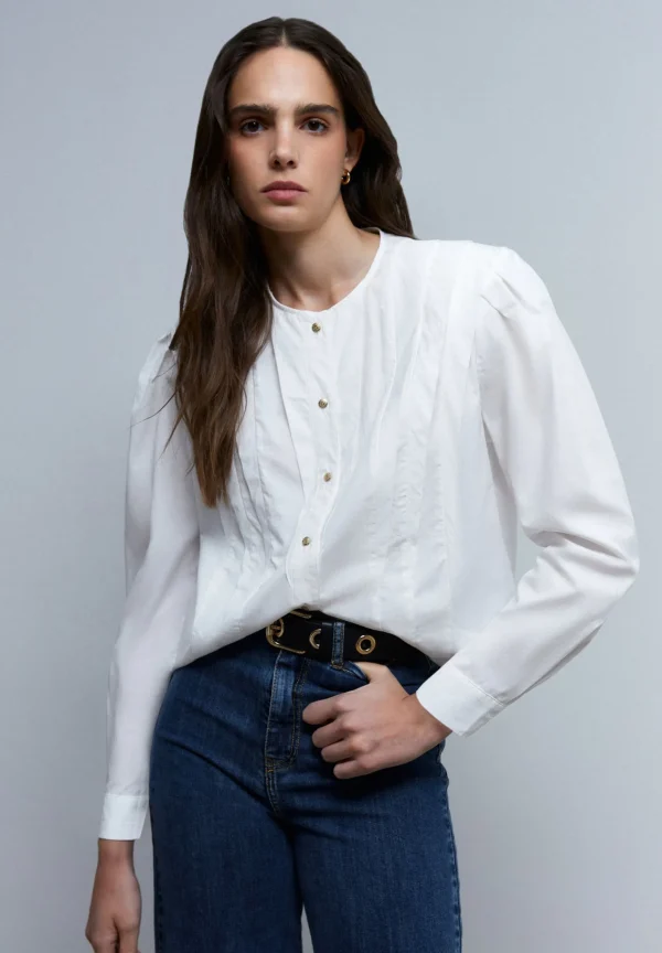 scalperscompany Blusa Detalle Jaretas-Mujer Camisas Y Blusas
