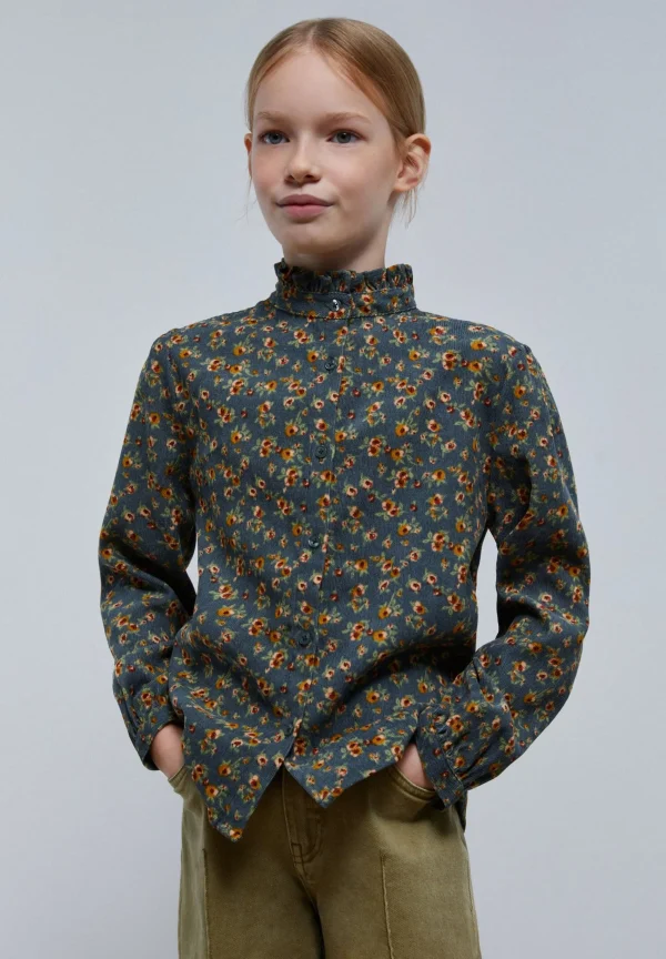 scalperscompany Blusa Flores Micropana-Niños Camisas