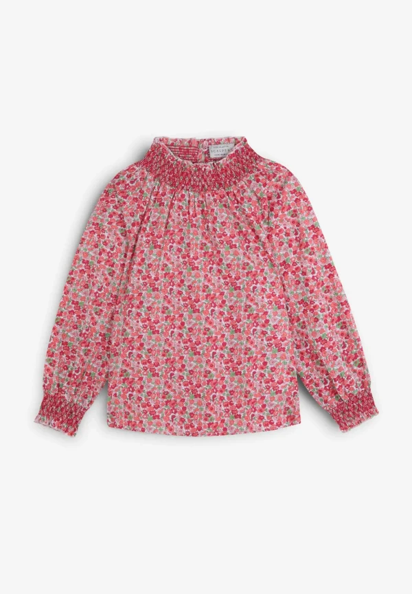 scalperscompany Blusa Flores Nido Abeja-Niños Camisas