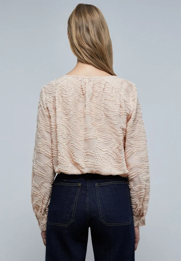 scalperscompany Blusa Jacquard-Mujer Camisas Y Blusas
