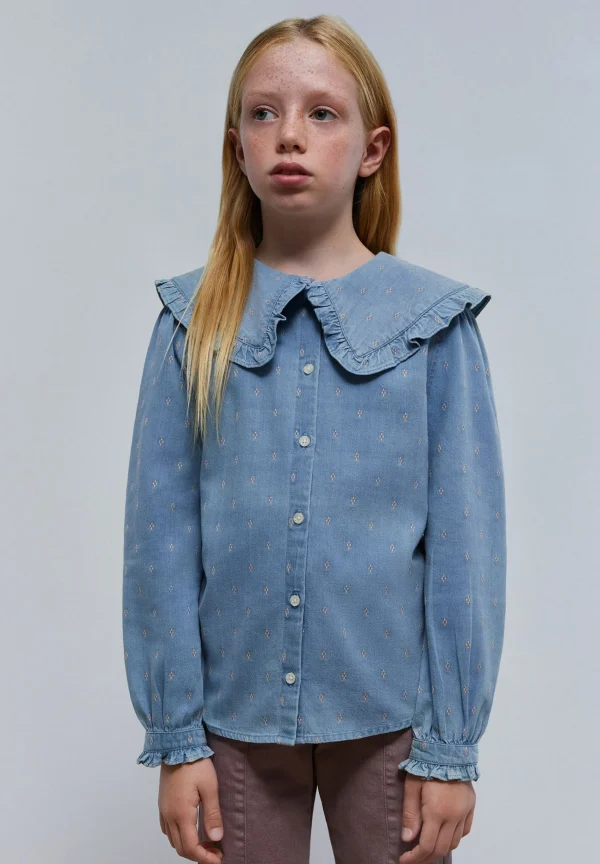scalperscompany Blusa Jacquard Bordada-Niños Camisas