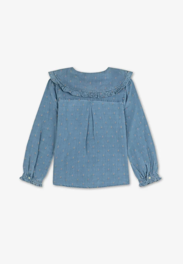 scalperscompany Blusa Jacquard Bordada-Niños Camisas