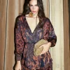 scalperscompany Blusa Kimono Cruzada-Mujer La Gran Fiesta