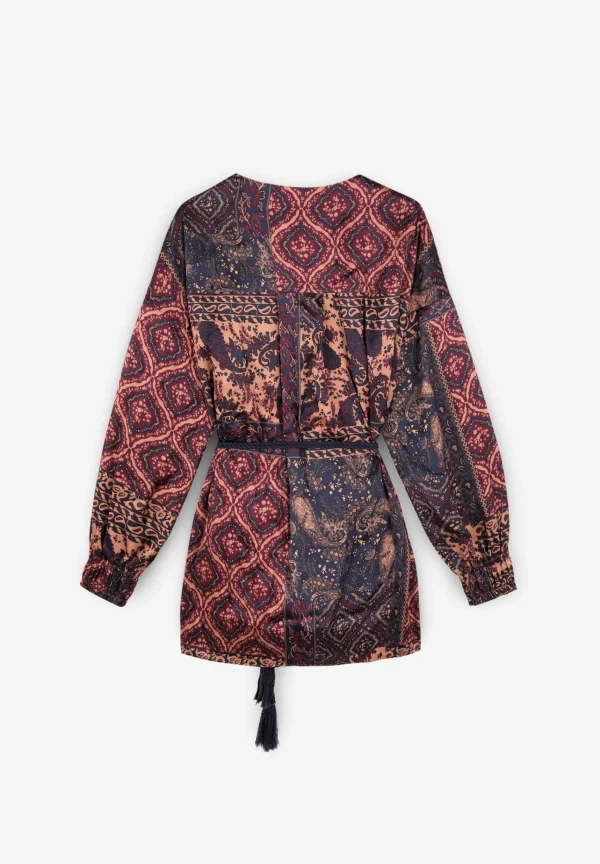 scalperscompany Blusa Kimono Cruzada-Mujer La Gran Fiesta