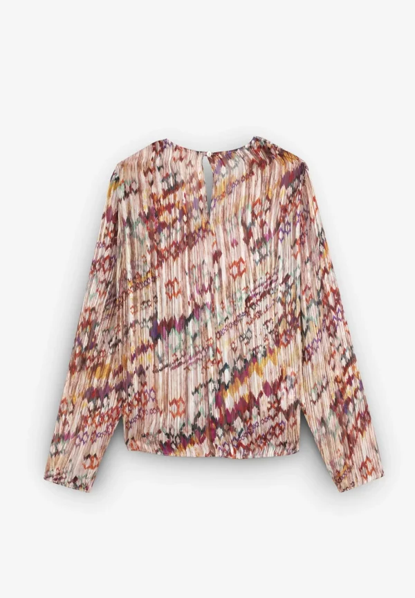 scalperscompany Blusa Plisada Aberturas-Mujer La Gran Fiesta