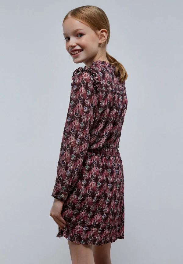 scalperscompany Blusa Print Volante-Niños Camisas