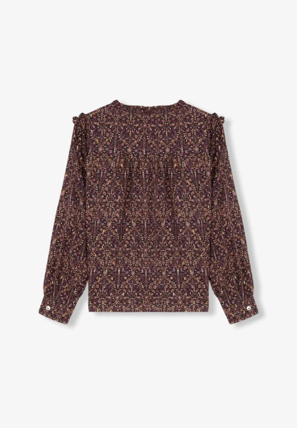 scalperscompany Blusa Print Volante-Niños Camisas