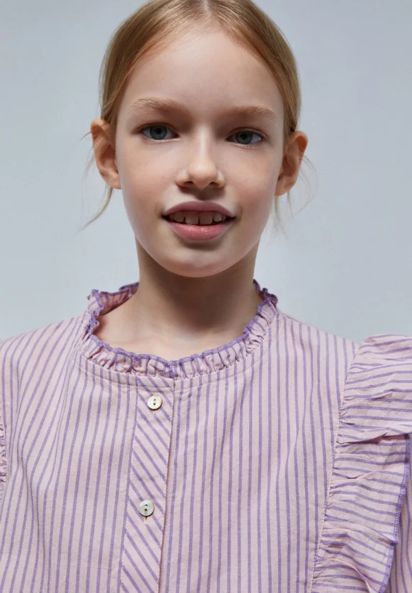 scalperscompany Blusa Rayas Volantes-Niños Camisas
