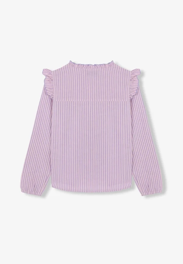 scalperscompany Blusa Rayas Volantes-Niños Camisas