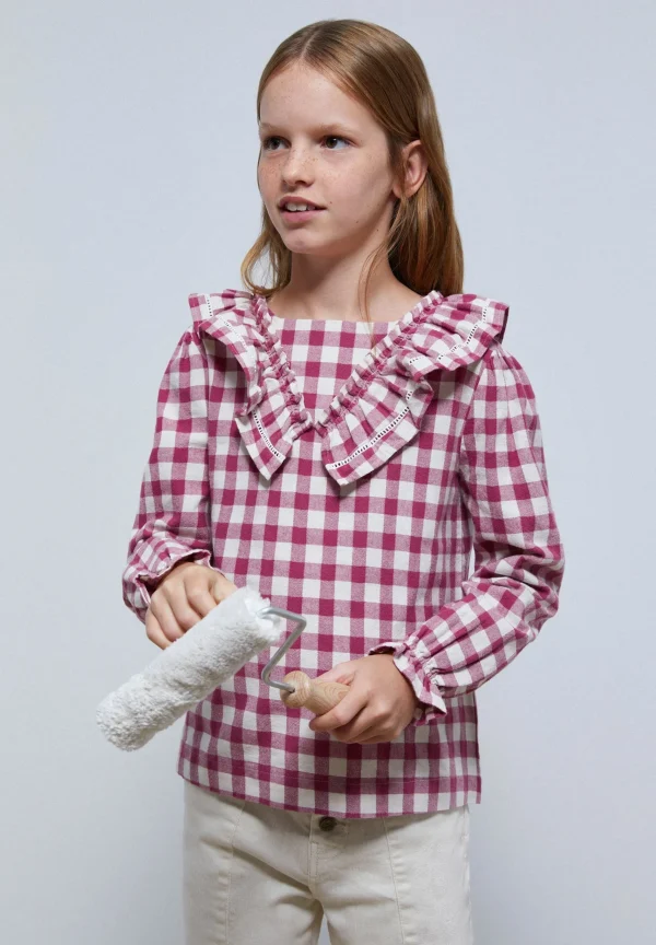 scalperscompany Blusa Vichy Volante-Niños Camisas