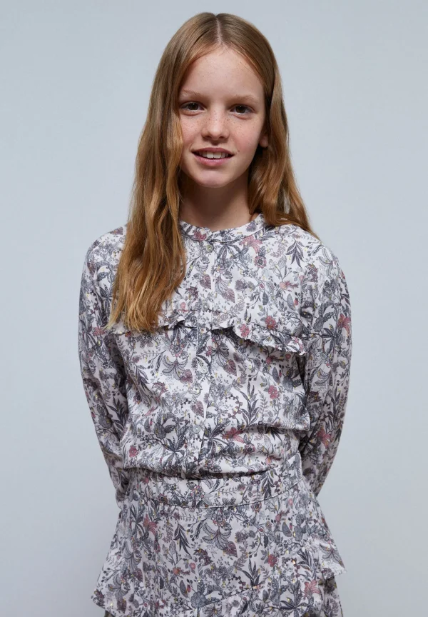 scalperscompany Blusa Volante Canesu-Niños Camisas