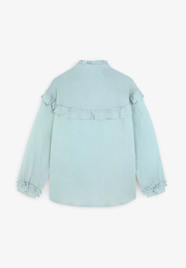 scalperscompany Blusa Volante Canesu-Mujer Camisas Y Blusas