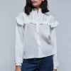 scalperscompany Blusa Volantes Canesu-Mujer Camisas Y Blusas