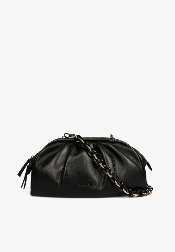 scalperscompany Bolso Clutch Piel Frunces-Mujer La Gran Fiesta